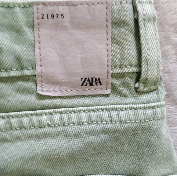 Zara Matcha Denim Skort - Picture 10 of 10